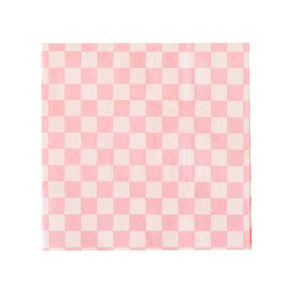 Check It! Tickle Me Pink Large Napkins