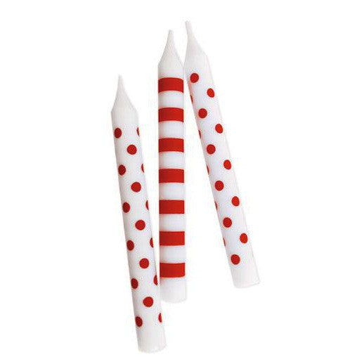 Candy Cane Candles
