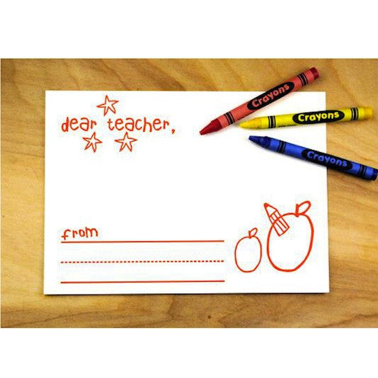 Dear Teacher Card