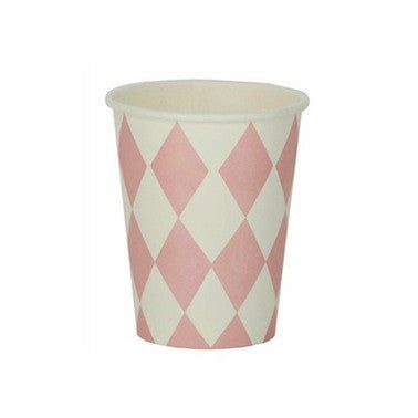 Pink Diamond Paper Cups