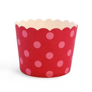 Berry Pink Spots Baking Cups