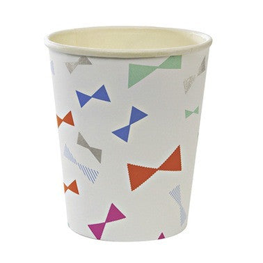 Bow Pattern Paper Cups