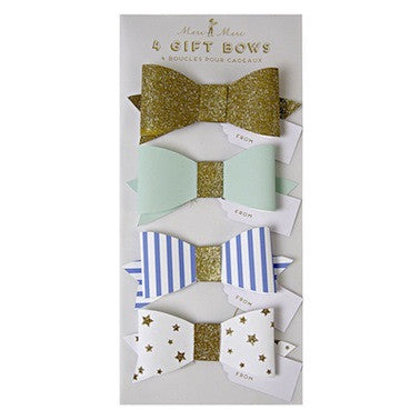 Toot Sweet - Gold & Mint Bows