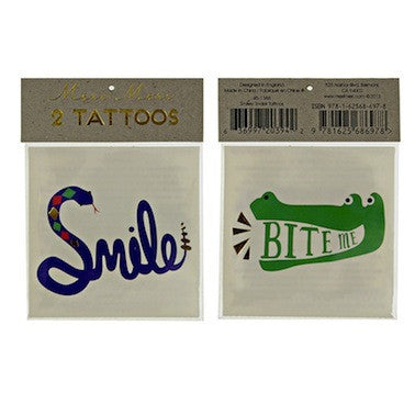 Smile Crocodile Tattoos