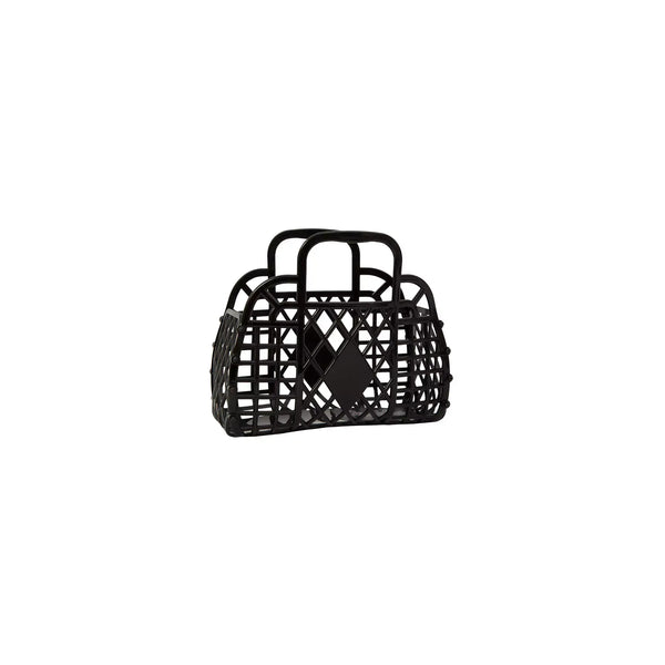 Mini Retro Basket - Black