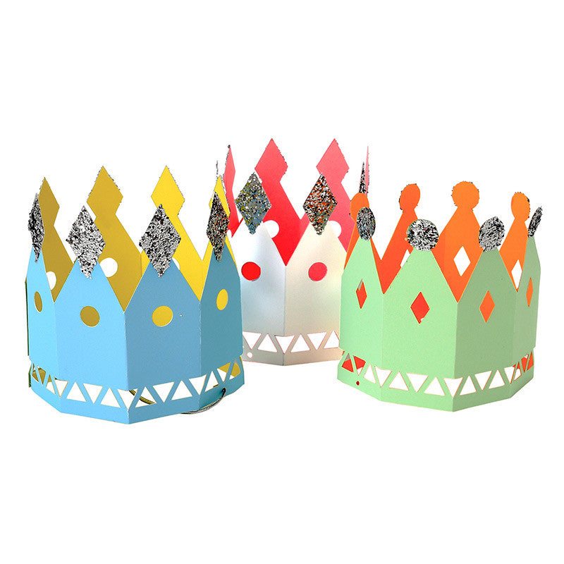 Multicolored Party Crowns