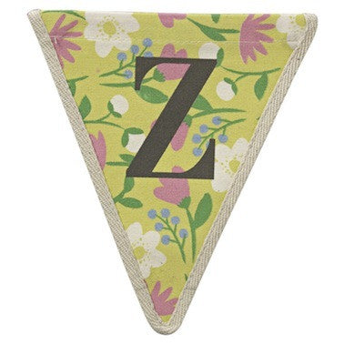 Letter Z - floral pattern multi