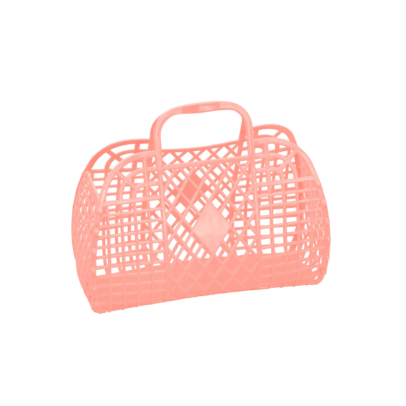 Small Retro Basket - Peach