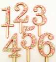 Liberty of London Number Cake Topper