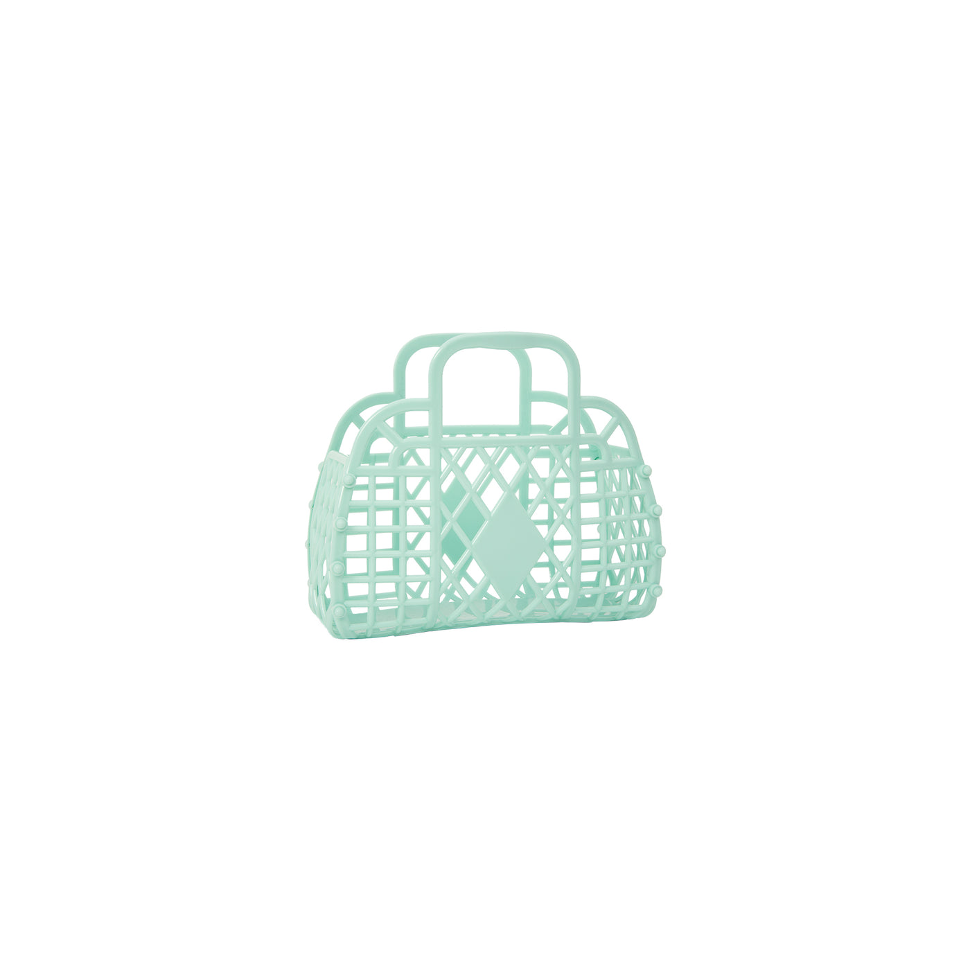 Mini Retro Basket - Mint