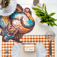 Die-Cut Thanksgiving Turkey Placemats