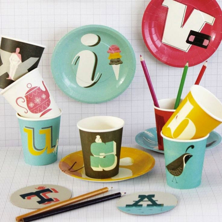 A to Z Paper Cups