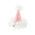 Pink Tulle Mini Party Hats