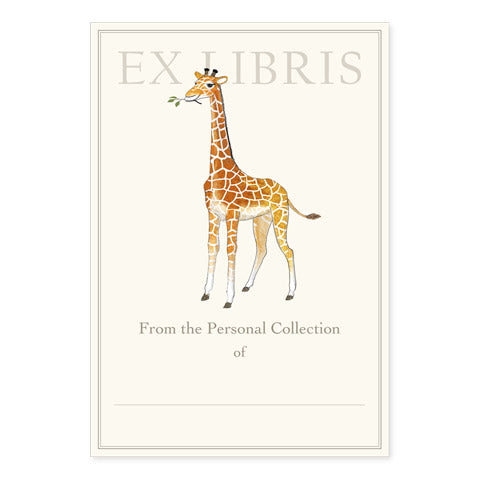 Giraffe Calf Bookplates