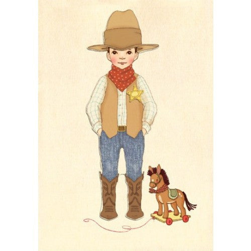 Belle & Boo Dress Up Sticker Card - Ellis Cowboy