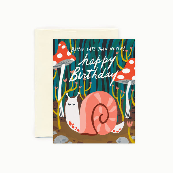 Belated Snail Card