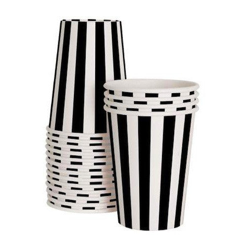 Black Tie Paper Cups