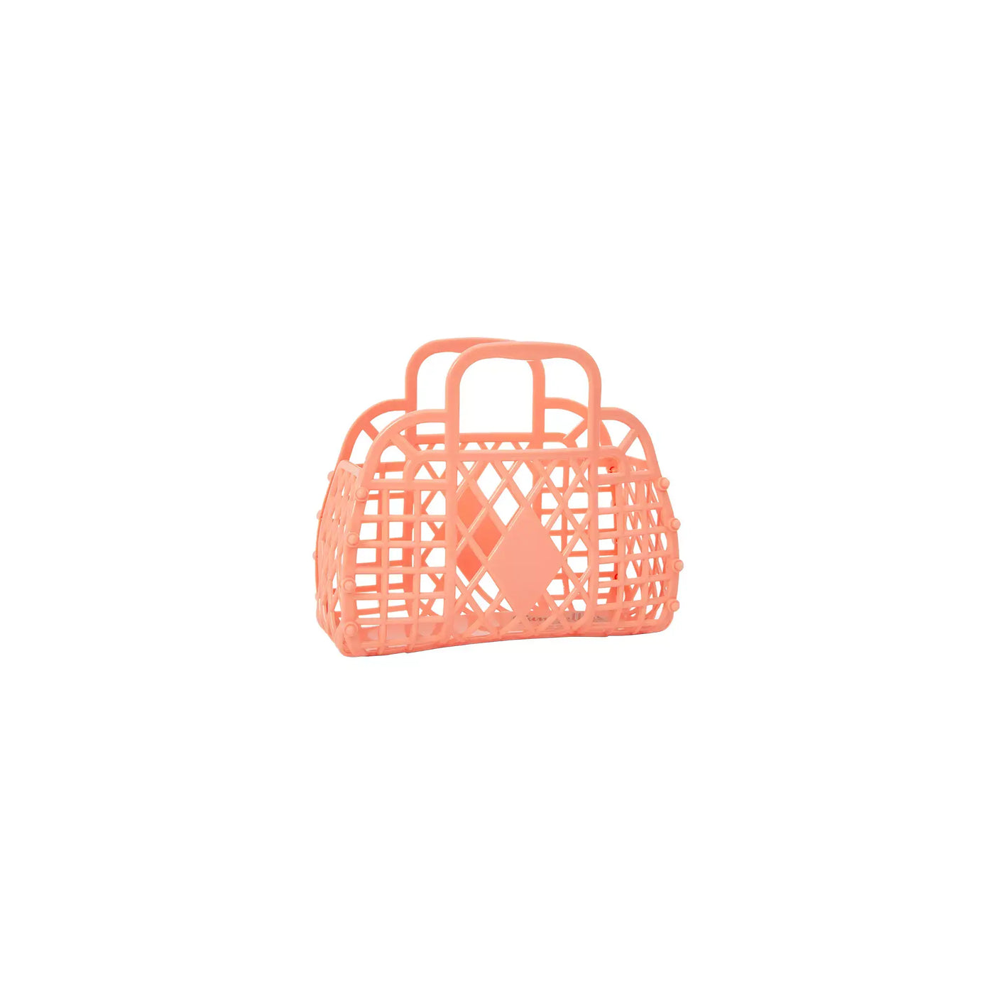 Mini Retro Basket - Peach