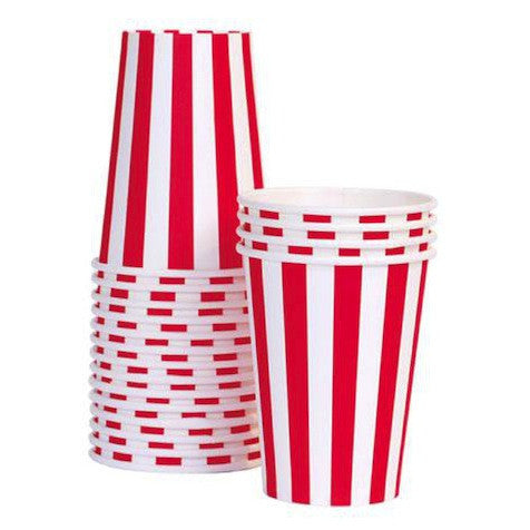 Candy Cane Paper Cups