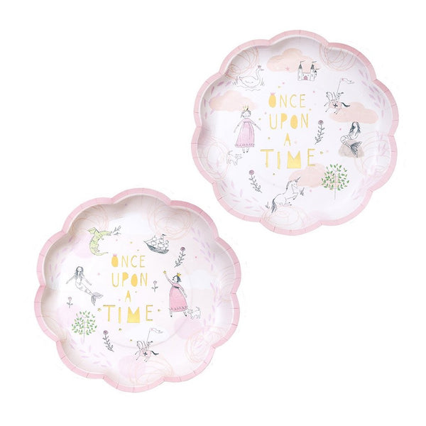 We Heart Pink Fairytale Plates