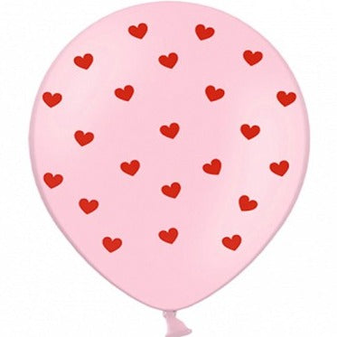 Pastel Pink Heart Balloons
