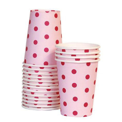 Pink Candyfloss Paper Cups