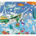 Giant Ocean Coloring Poster