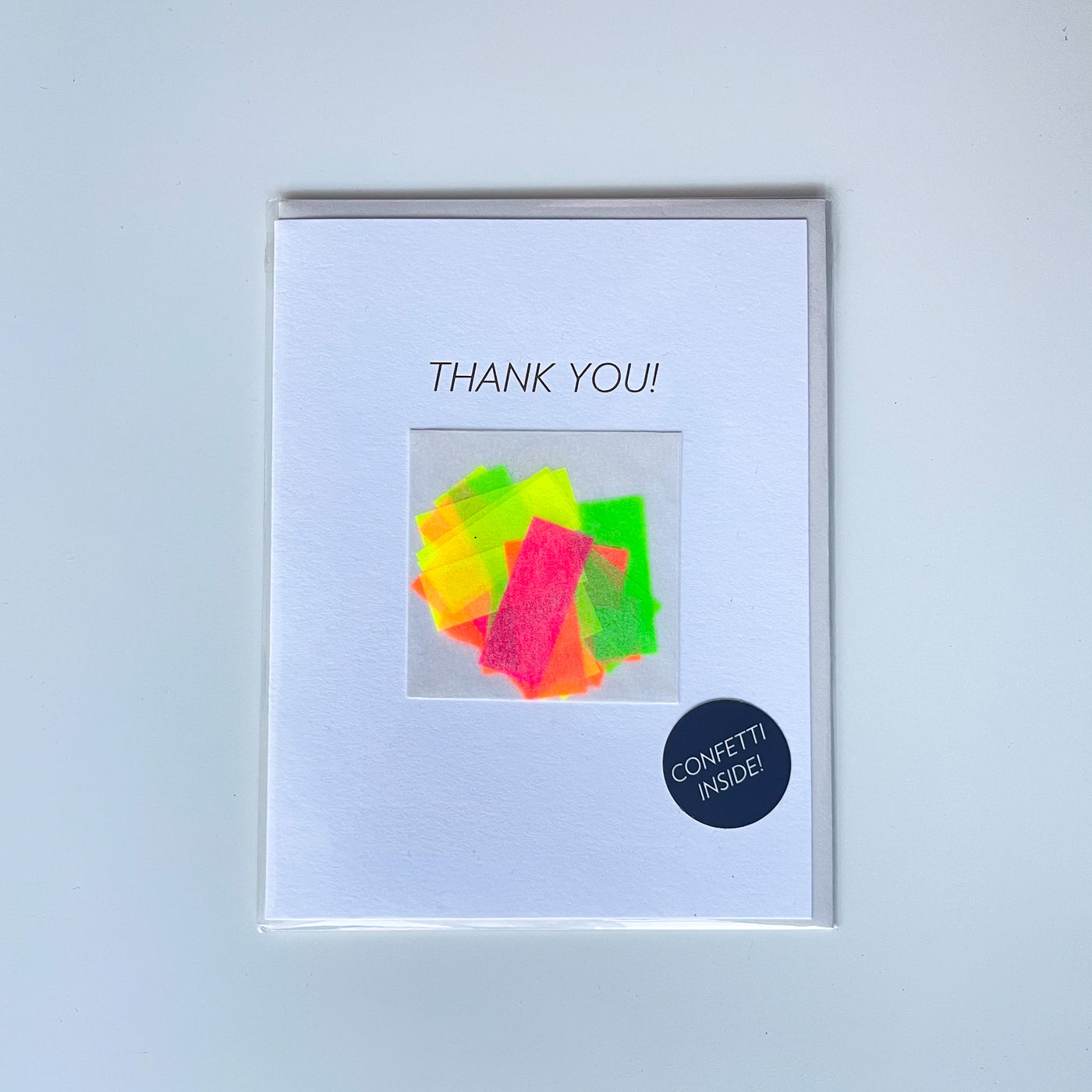 Confetti Thank You Card