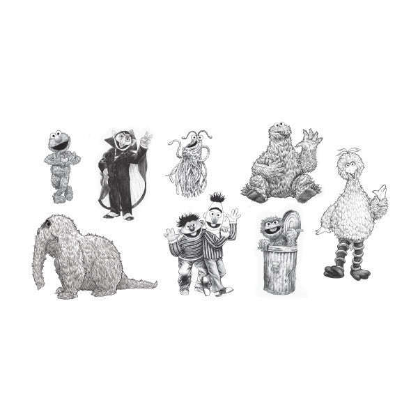 The Sesame Street Nostalgia Tattoo Set